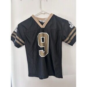 New Orleans Saints Drew Brees #9 Jersey Youth L (7) Black NFL Team Apparel